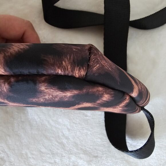 Michael Kors Signature Leopard Print Belt Bag Fanny Pack Crossbody Gold Hardware - Picture 5 of 7